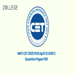 MHT CET 2025 12 April Shift 2 Question Paper